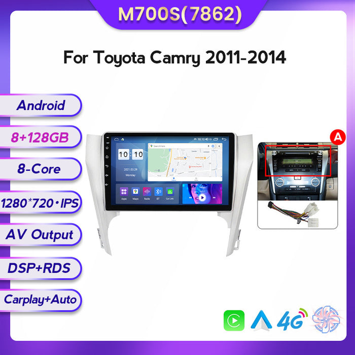 Carplay Compatible Large-Screen Navigation for Toyota Camry 11-14