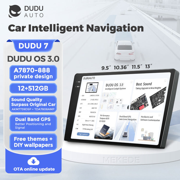 Carplay-Compatible Mekede Wholesale Android Central Control Smart Car Navigation