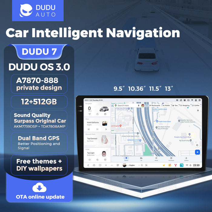 Carplay-Compatible Mekede Wholesale Android Central Control Smart Car Navigation