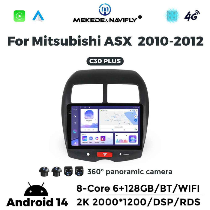 Compatible with Mitsubishi ASX 2010-2012 Android large screen, central control in-car navigation, radio screen, CarPlay