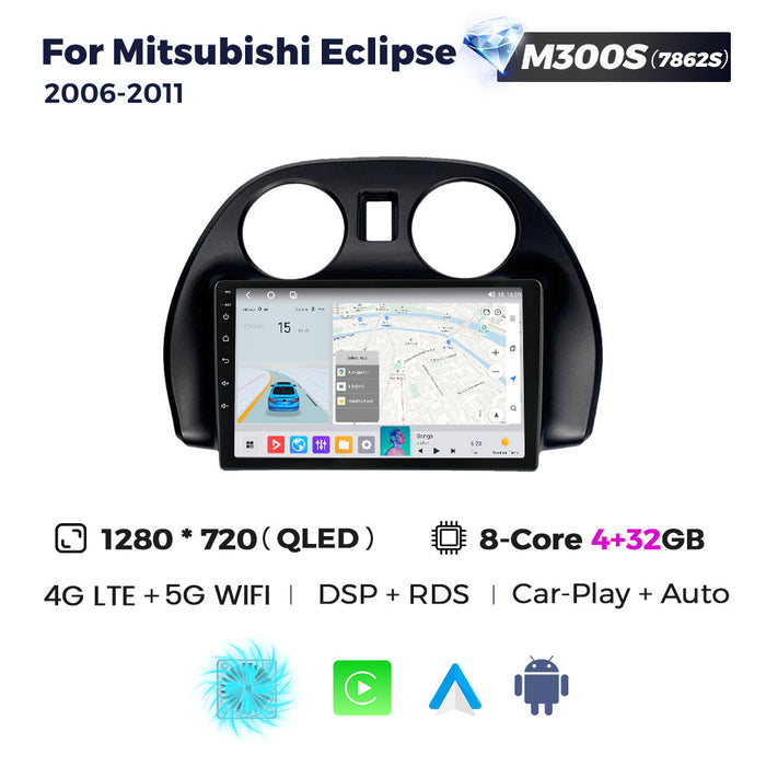 Carplay Compatible Mitsubishi Eclipse 2006-2011 Android Navigation Radio