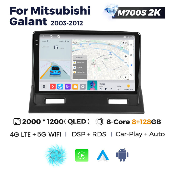 Carplay-Compatible Mitsubishi Galant 2003-2012 Large Screen Navigation Radio