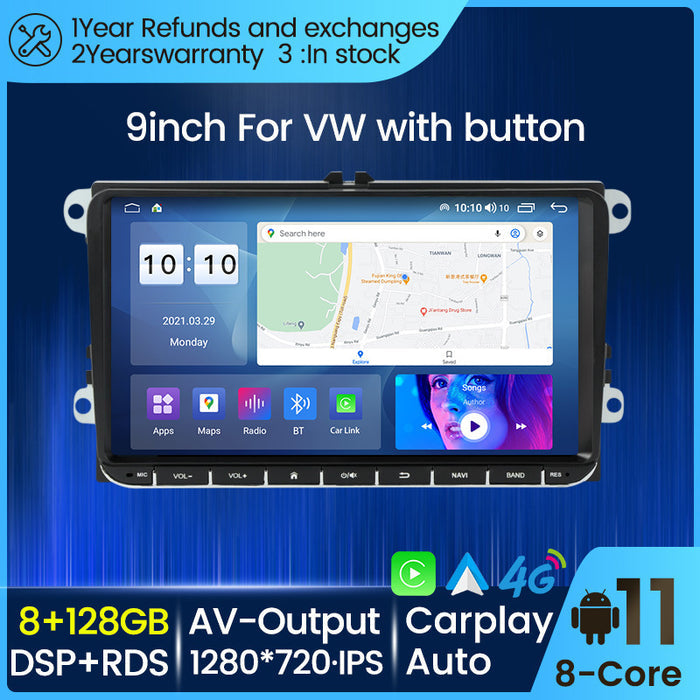 CarPlay-Compatible Navigation for 9-Inch Android Systems - Yitong 7862 Series