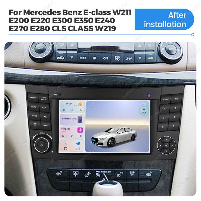 Compatible with Mercedes-Benz E-Class W211 CLS Class W219 Android large-screen central control navigation radio button dedicated device