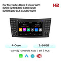 Compatible with Mercedes-Benz E-Class W211 CLS Class W219 Android large-screen central control navigation radio button dedicated device