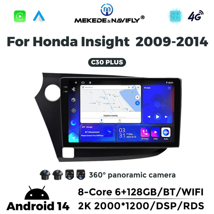 Carplay-Compatible Navigation Radio Screen for Honda Yingshipai (09-14)
