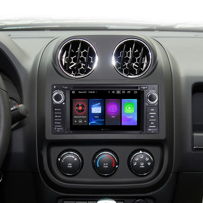 Carplay-Compatible Navigation System for Jeep Wrangler & Cherokee
