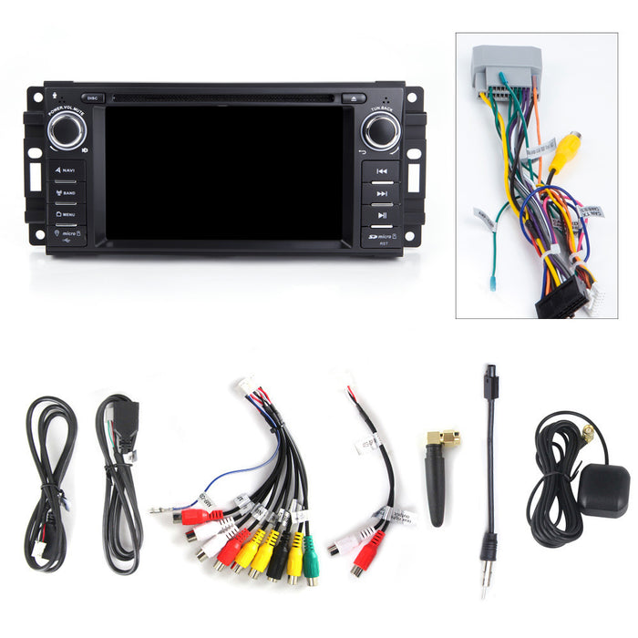 Carplay-Compatible Navigation System for Jeep Wrangler & Cherokee