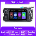 Carplay-Compatible Navigation System for Jeep Wrangler & Cherokee