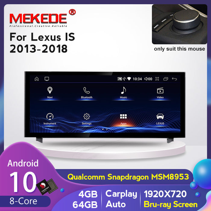 Carplay Compatible Navigation System for Lexus IS (2013-2018)