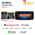 Applicable to Mercedes-Benz C-class V-class/GLC-class W205/X253/W461 Android large screen central control car navigation Bluetooth
