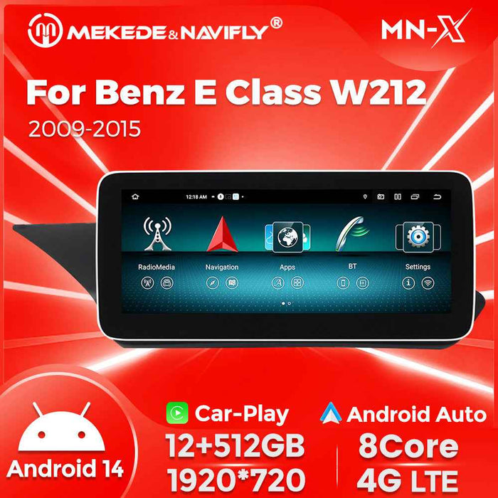 Applicable to Mercedes-Benz E-Class W212 2009-2015 Android large screen central control navigation car radio Carplay