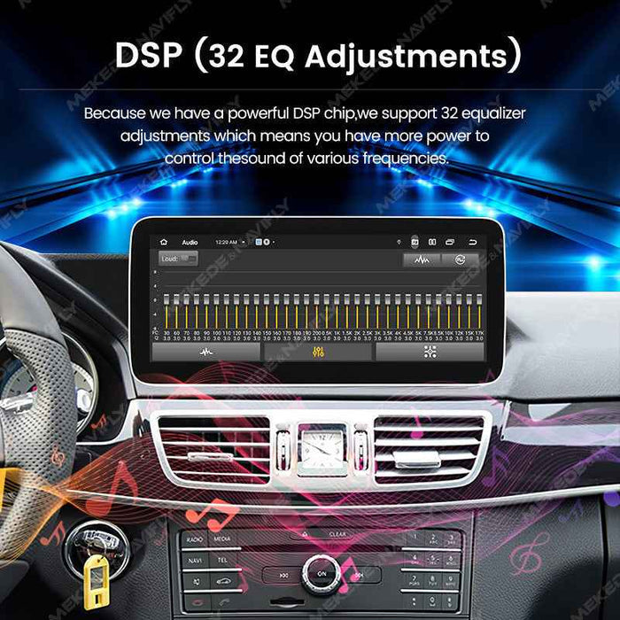 Applicable to Mercedes-Benz E-Class W212 2009-2015 Android large screen central control navigation car radio Carplay