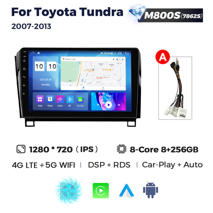 Carplay Compatible Navigation System for Toyota Tundra 2007-2013