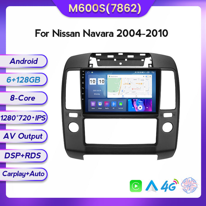 Carplay Compatible Nissan Navara 04-10 - Android Navigation Screen