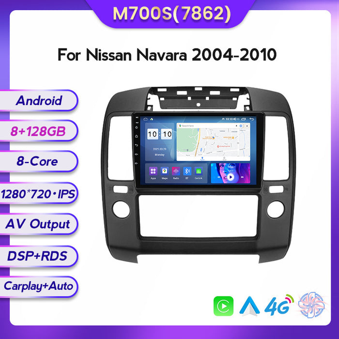 Carplay Compatible Nissan Navara 04-10 - Android Navigation Screen