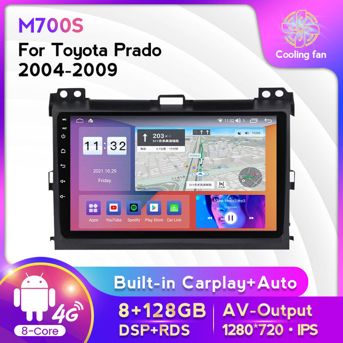 Carplay-Compatible Toyota Prado 04-09 Android Navigation Screen
