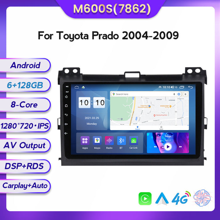 Carplay-Compatible Toyota Prado 04-09 Android Navigation Screen