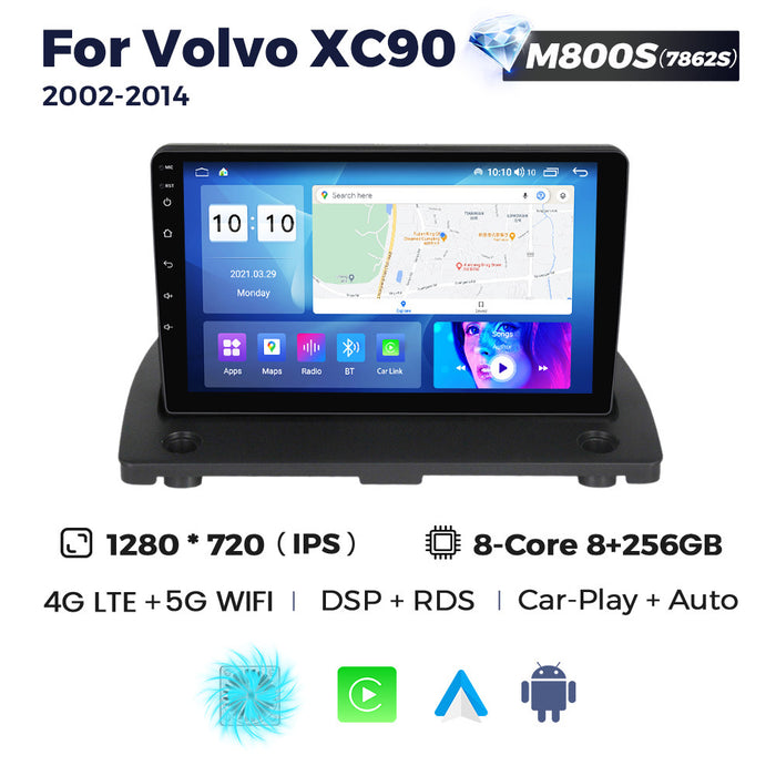 CarPlay Compatible Volvo XC90 Navigation Radio (2002-2014) - 8+256G