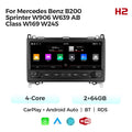 CarPlay Enabled 10.25" Android Navigation System for Mercedes-Benz B-Class B200 Sprinter