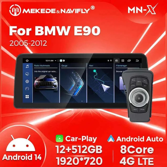 12.3 inch Suitable for BMW E90 E91 Android central control large screen GPS navigation all-in-one machine Bluetooth Carplay
