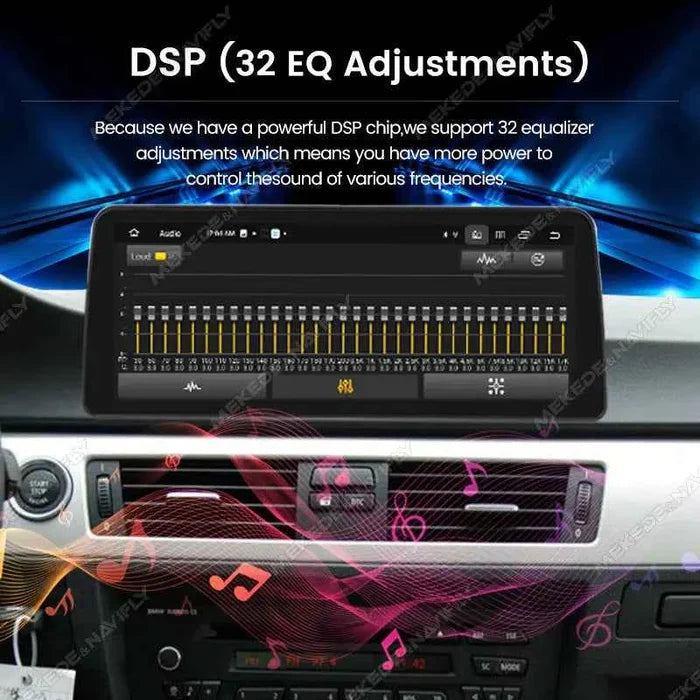 12.3 inch Suitable for BMW E90 E91 Android central control large screen GPS navigation all-in-one machine Bluetooth Carplay