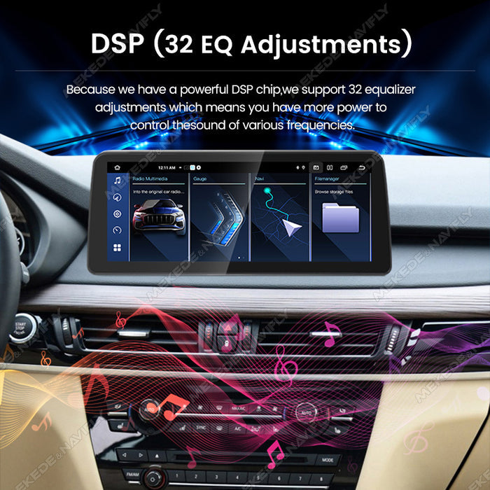 CarPlay-Enabled 12.3-Inch Android GPS Navigation System for BMW X5/X6