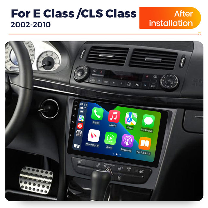 CarPlay Enabled Android Large-Screen Navigation for Mercedes-Benz E-Class W211 (02-10)