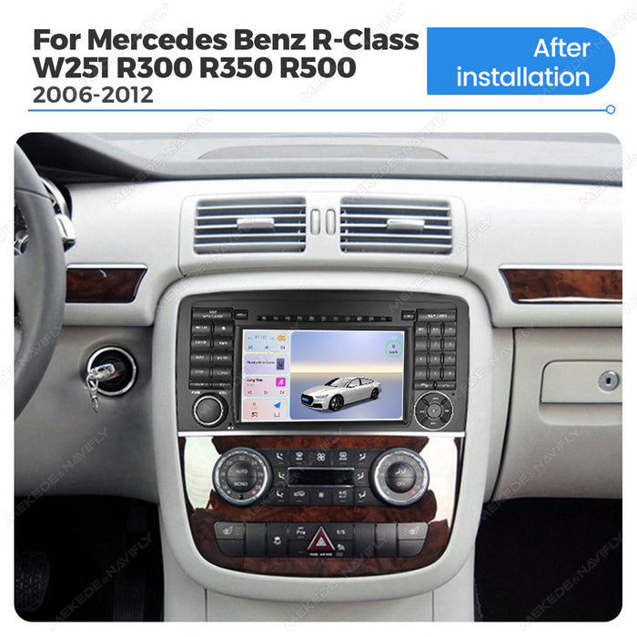Carplay-Enabled Android Large-Screen Navigation Radio for Mercedes-Benz R-Class W251 R300 R350