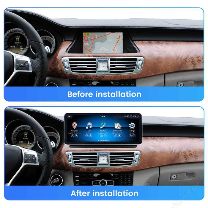 Applicable to Mercedes-Benz CLS W218 2011-2017 Android large screen central control car navigation Bluetooth Carplay