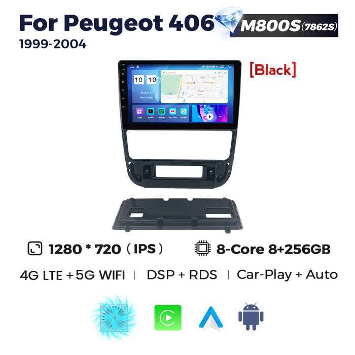 CarPlay Enabled Android Navigation Radio for Peugeot 406 (1999-2004)