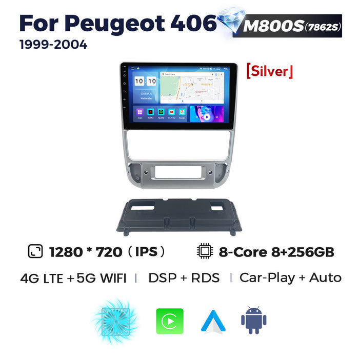 CarPlay Enabled Android Navigation Radio for Peugeot 406 (1999-2004)
