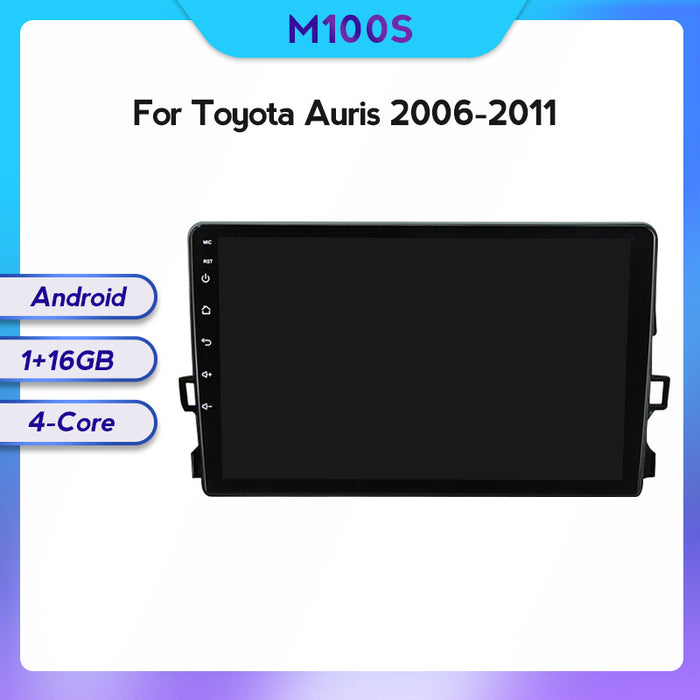 Carplay Enabled Android Navigation Screen for Toyota Auris 06-11