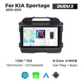 DUDUAUTO is suitable for Kia Smart Run 11-14 years Android large screen central control car navigation Bluetooth Carplay