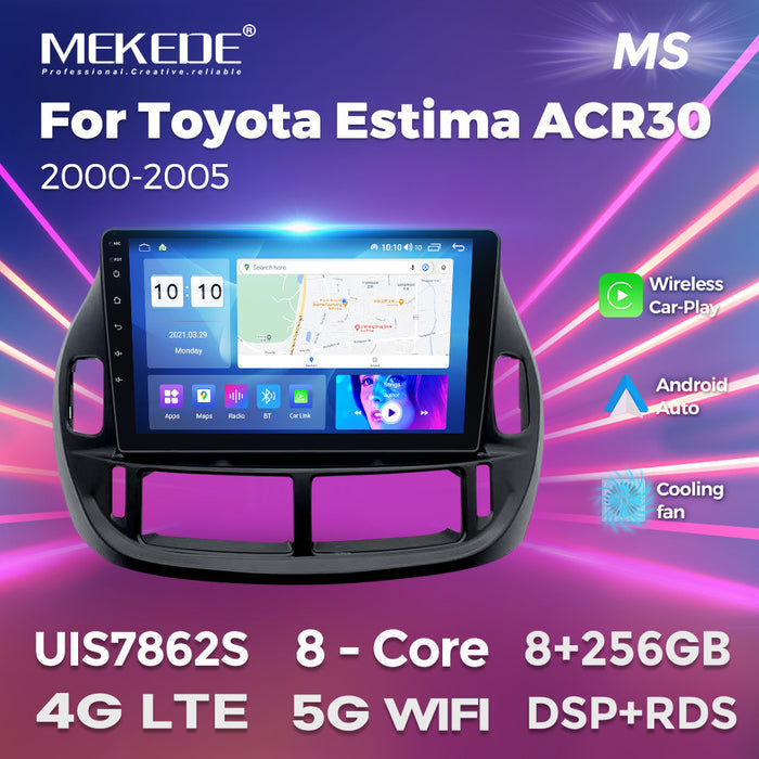 CarPlay Enabled Large Screen Navigation for Toyota Estima ACR30 (17-19)