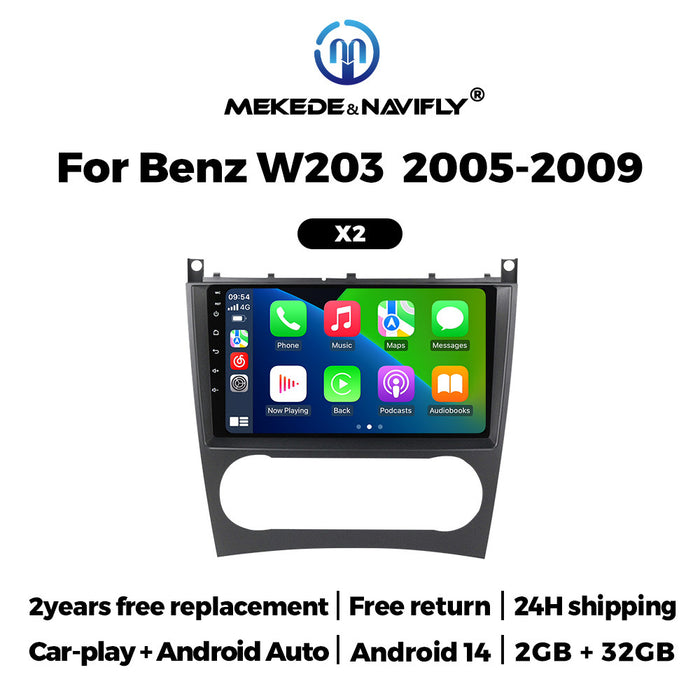 Carplay Enabled Mercedes-Benz W203 Android GPS Navigation System