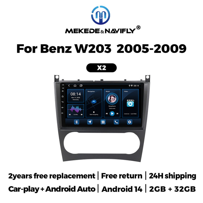 Carplay Enabled Mercedes-Benz W203 Android GPS Navigation System