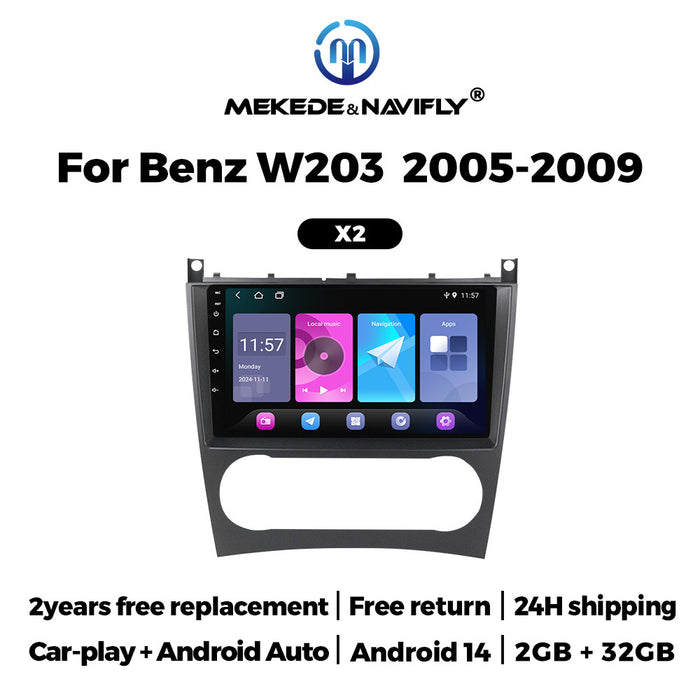 Carplay Enabled Mercedes-Benz W203 Android GPS Navigation System