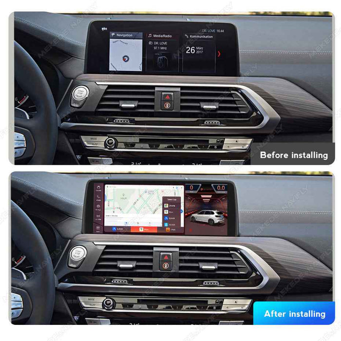 10.25 inch for BMW X3 X4 G01/G02 Android large screen central control car navigation Bluetooth Carplay