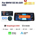 10.25 inch for BMW X3 X4 G01/G02 Android large screen central control car navigation Bluetooth Carplay