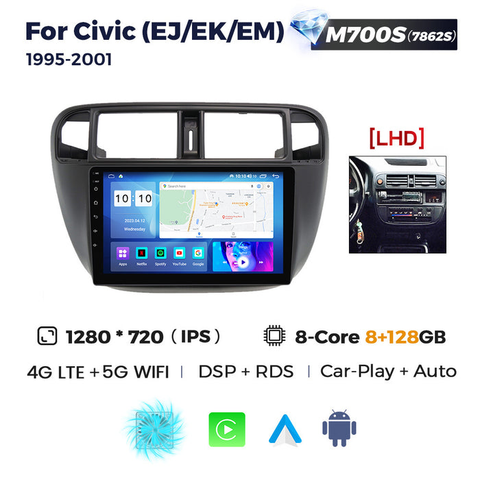 Carplay Enhanced Honda Civic 95-01 Android Navigation System - 8 + 256G