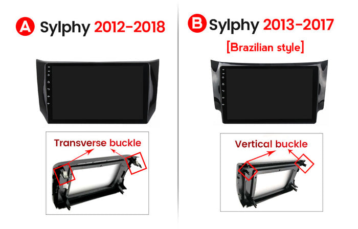 CarPlay-Enhanced Navigation Screen for Nissan Sylphy 12-18 Models - 8+128