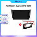 CarPlay-Enhanced Navigation Screen for Nissan Sylphy 12-18 Models - 8+128