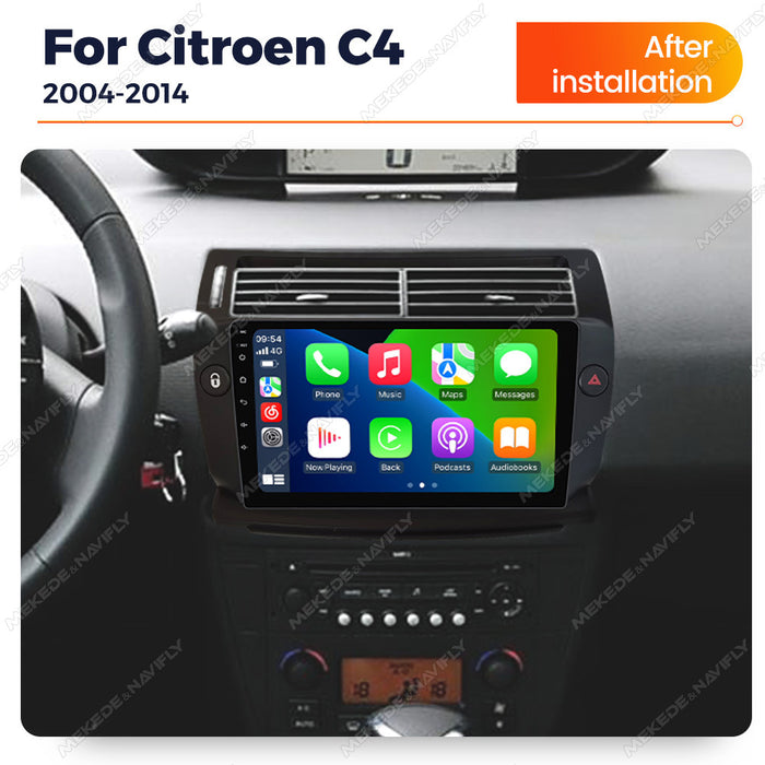 Carplay for Citroen C4 (04-14) - Android GPS Navigation & Bluetooth Player