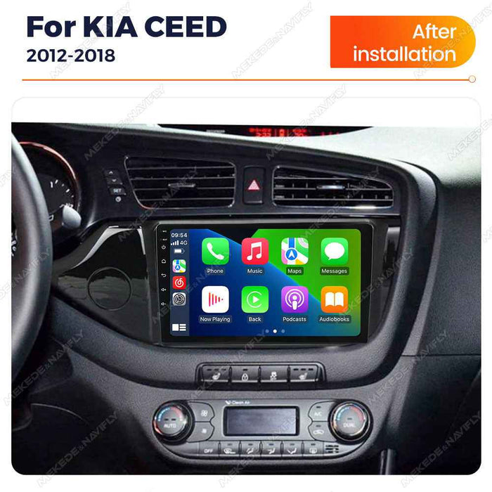 For Kia Ceed 2012-2018 Android Car GPS Navigation MP5 Bluetooth Player Carplay