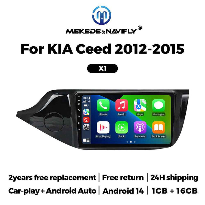 For Kia Ceed 2012-2018 Android Car GPS Navigation MP5 Bluetooth Player Carplay