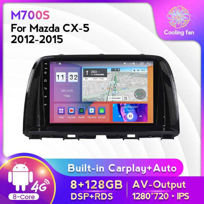 Suitable for Mazda CX5 12-15 modified Android large-screen central control car navigation screen 8 + 128G