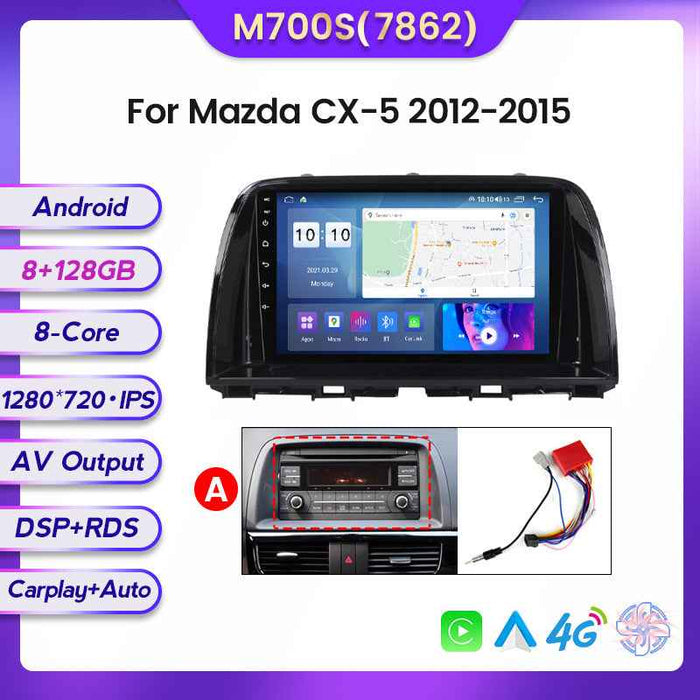 Suitable for Mazda CX5 12-15 modified Android large-screen central control car navigation screen 8 + 128G