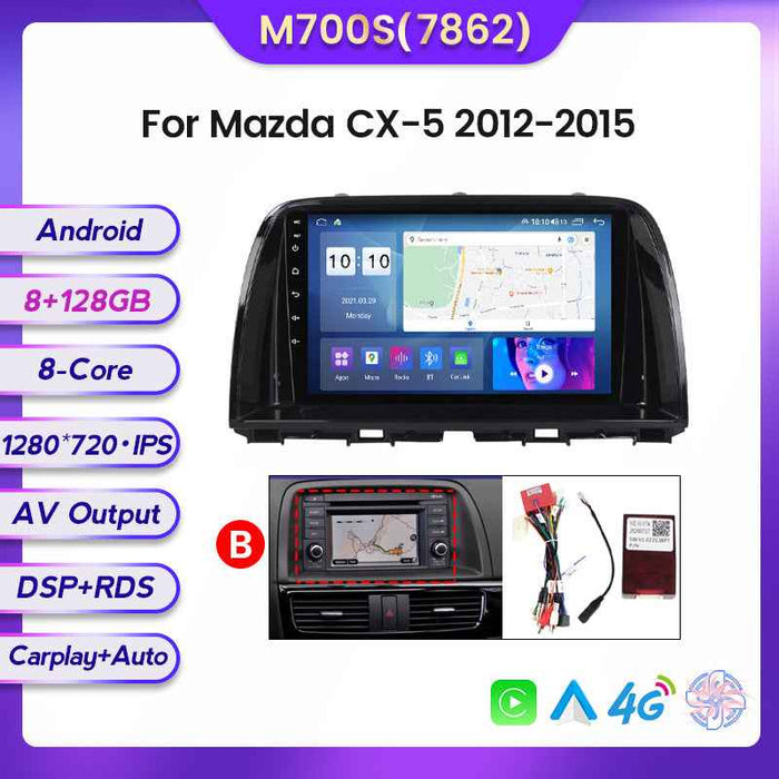 Suitable for Mazda CX5 12-15 modified Android large-screen central control car navigation screen 8 + 128G
