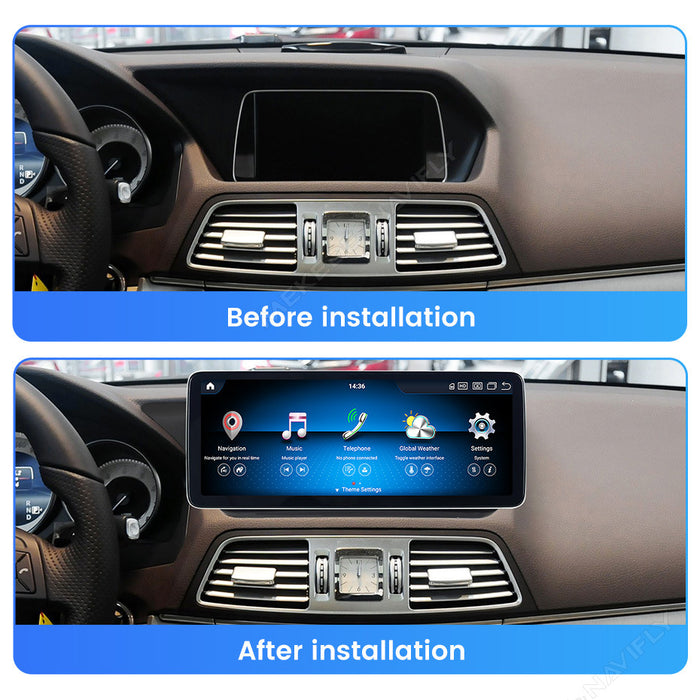 Carplay for Mercedes-Benz E-Class Coupe W207 C207 | Large Screen Navigation & Bluetooth